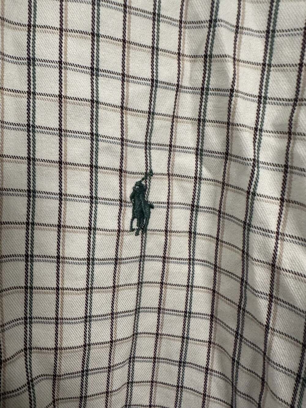 Ralph Lauren Classic Fit Plaid Long Sleeve Button Down Shirt Size L